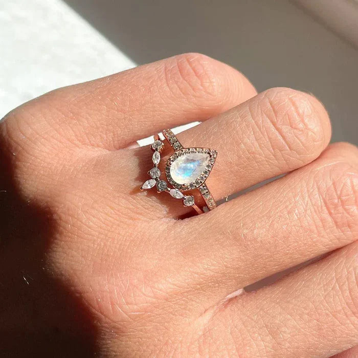 Moonstone Jewelry Ring