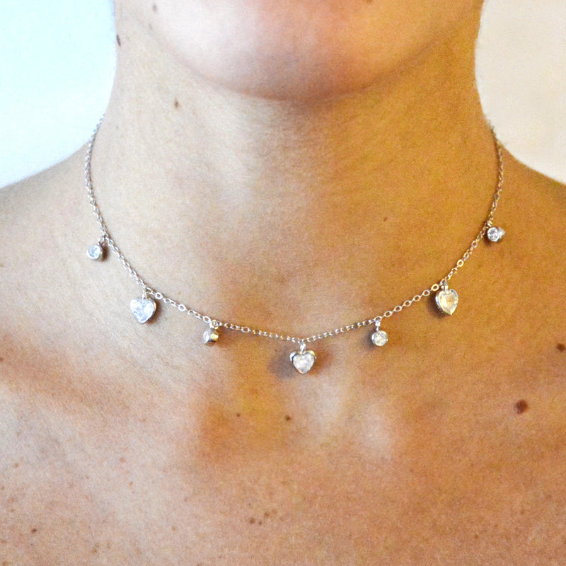 Shop our Heart Charm Necklace Collection - Versatile and Stylish