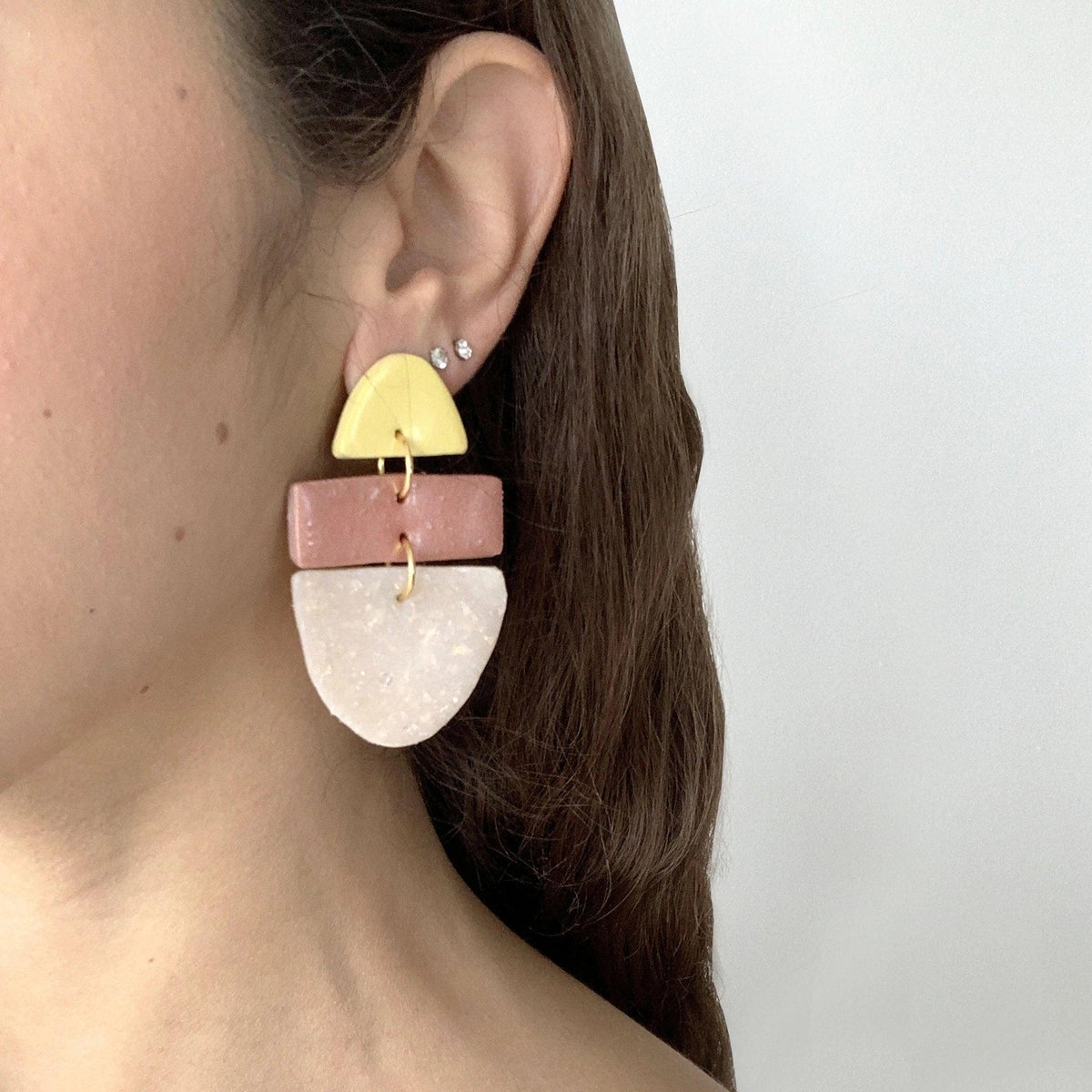 Hughsie Exclusive Handmade Clay Earrigs