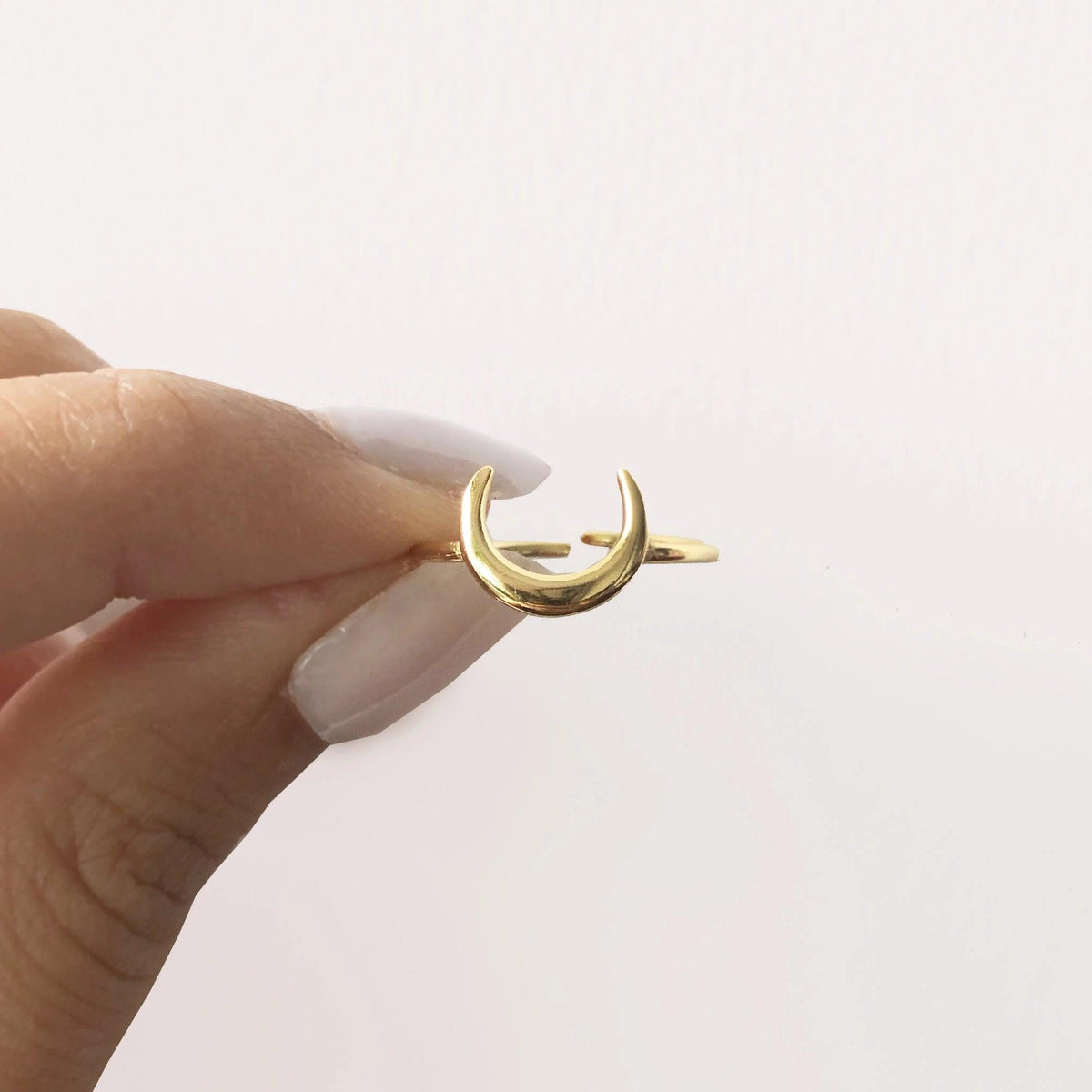 Crescent Moon Ring