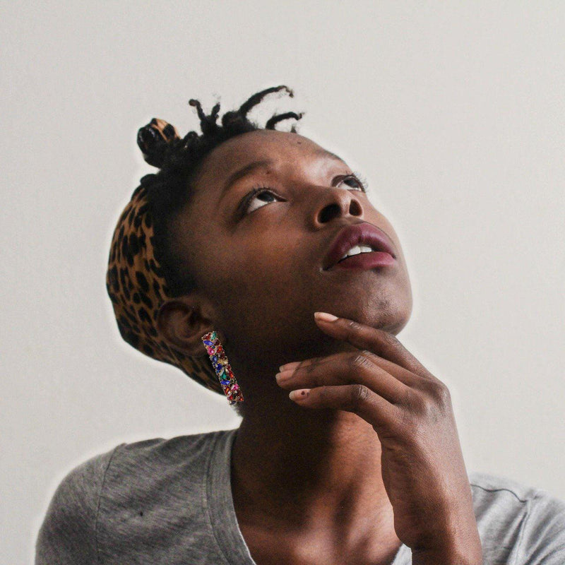 Women's Multicolor Rhinestone Earrings