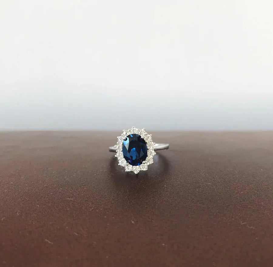 Sapphire Jewelry Large Ring