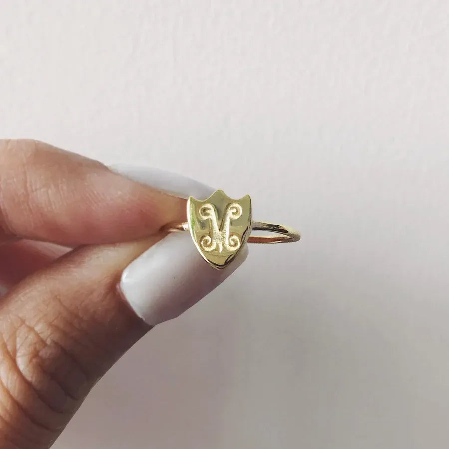 Gold Vermeil Jewelry Woman's Ring