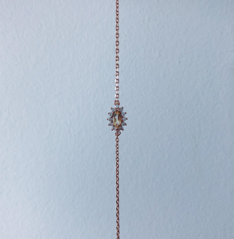 Dainty Citrine Bracelet