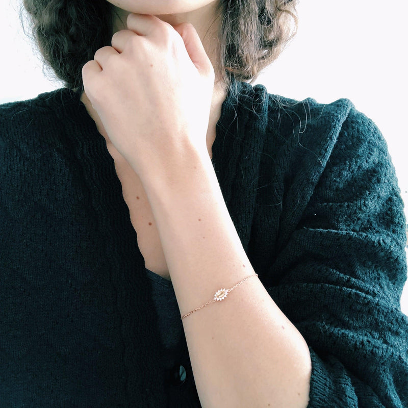 18K Rose Gold Vermeil Citrine Bracelet