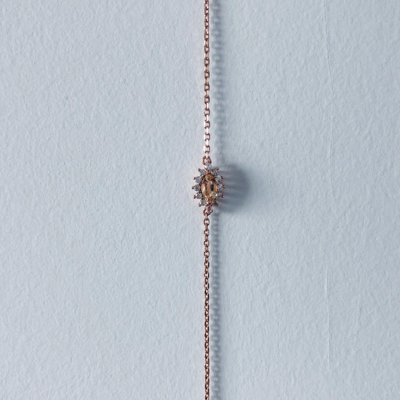 Citrine Gemstone Bracelet