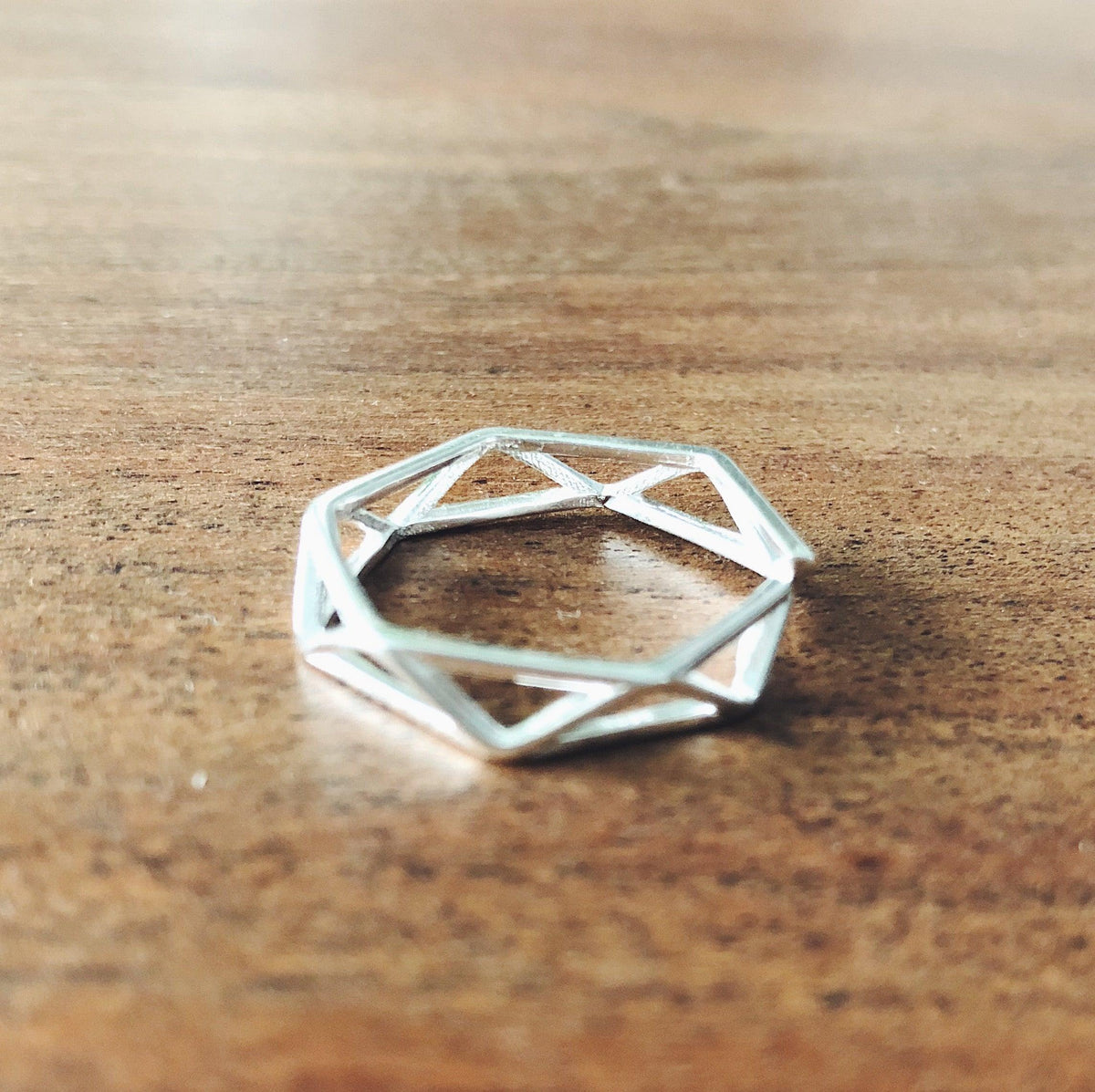 Stylish Minimalist Silver Ring