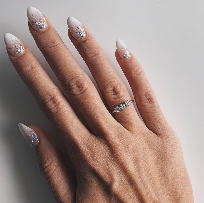 Moissanite White Gold Ring Collection