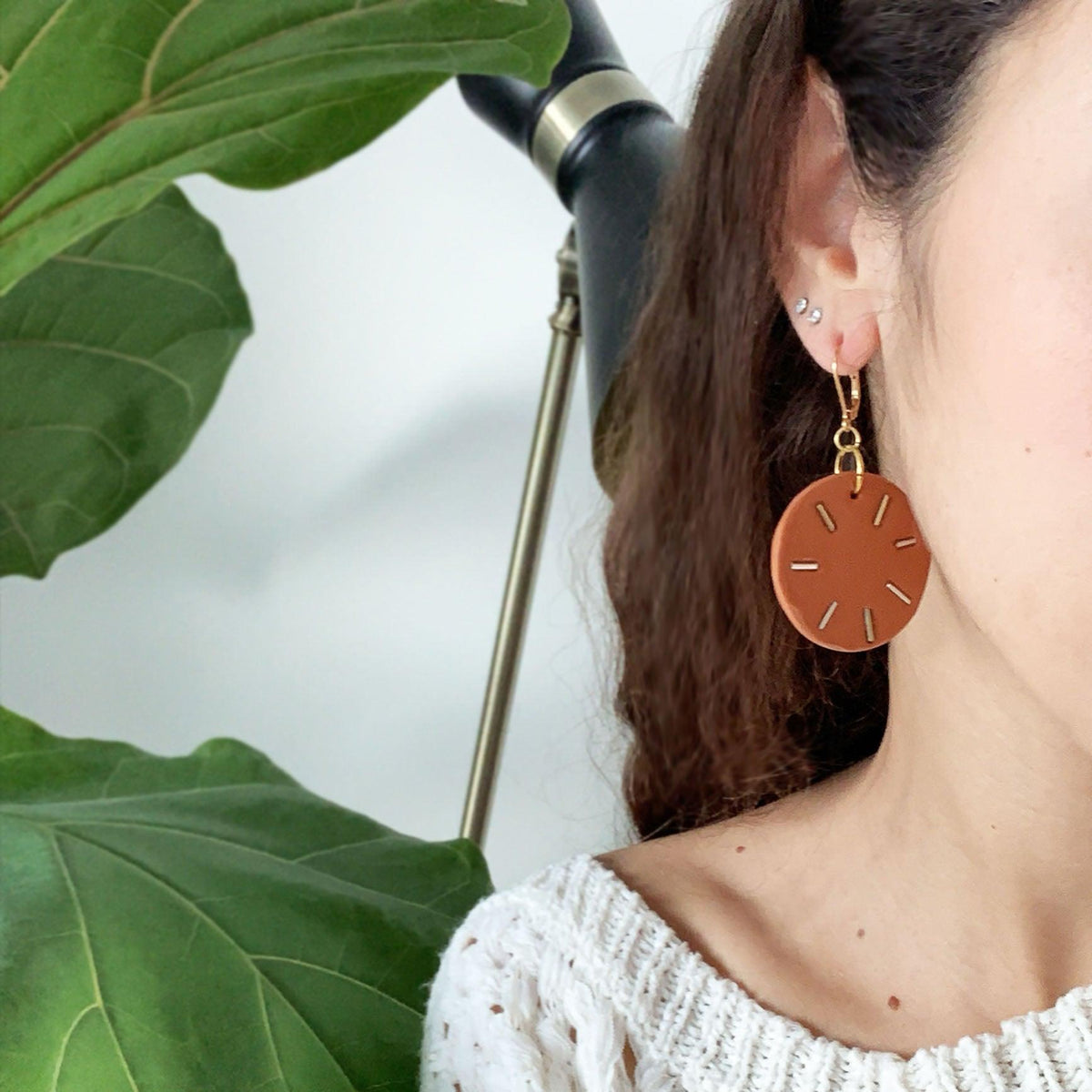 Terracotta Women's Earrings