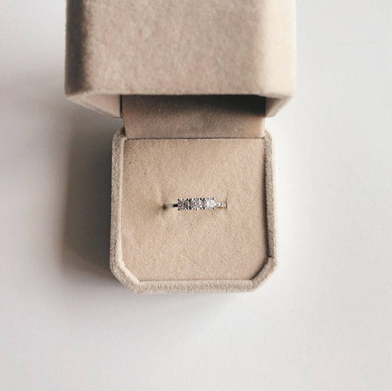Captivating Moissanite Ring In A Box