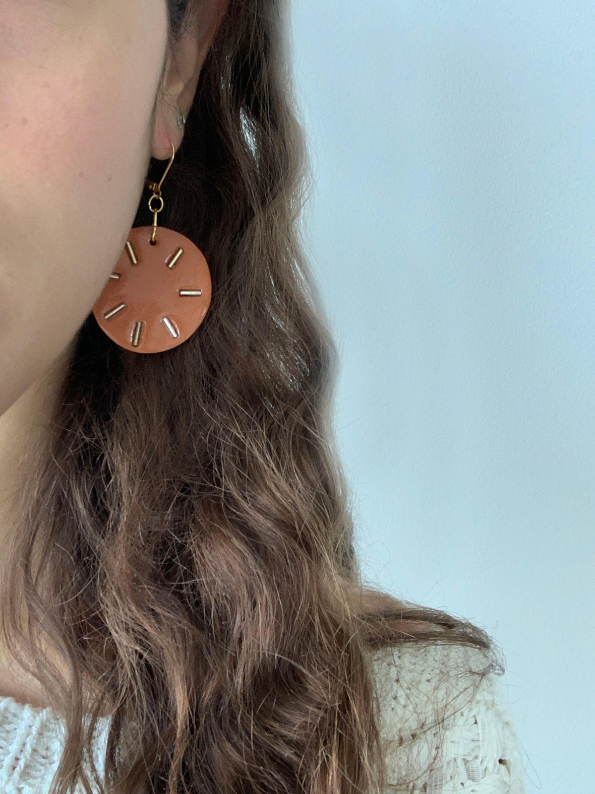 Terracotta Polymer Clay Earrings | Hughsie Exclusive Collection