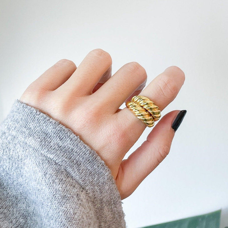 Gold Plated 925 Sterling Silver Ring