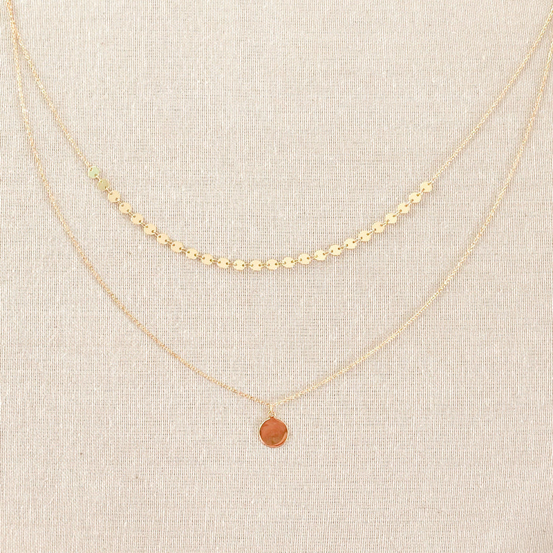 Tamed Drops Necklace | Gold Plated 925 Silver Necklace - Stylish and Versatile Jewelry Piece