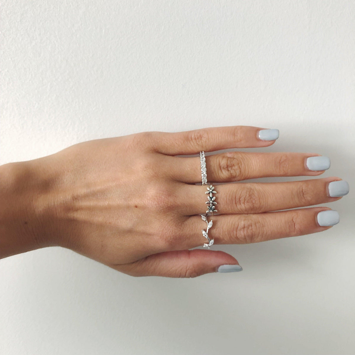 Stackable 925 Sterling Silver Rings