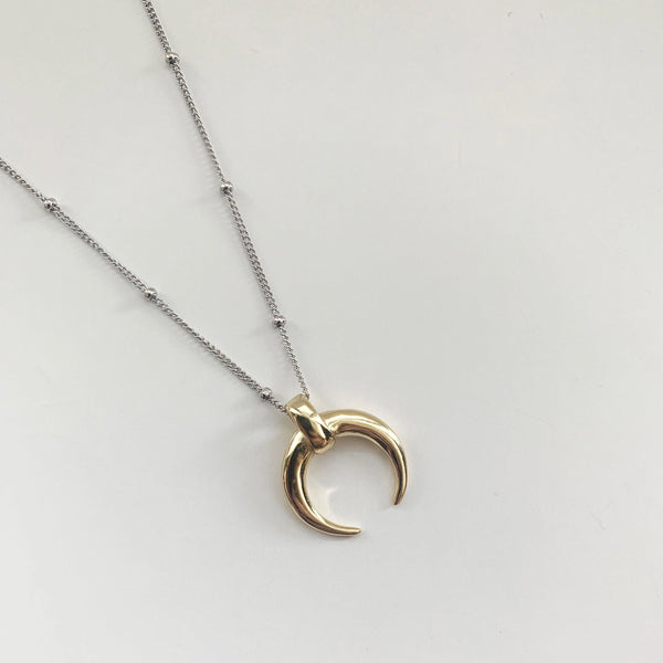 Silver Moon Necklace