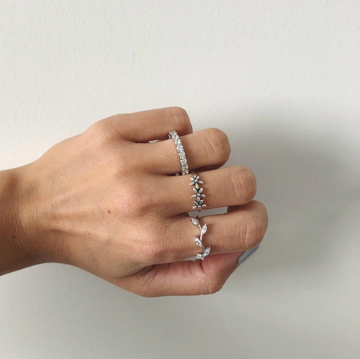 Silver Leaf Women's Ring
