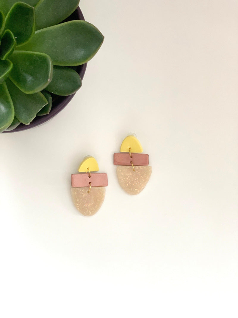Multicolour Polymer Clay Earrings | Hughsie Exclusive Collective