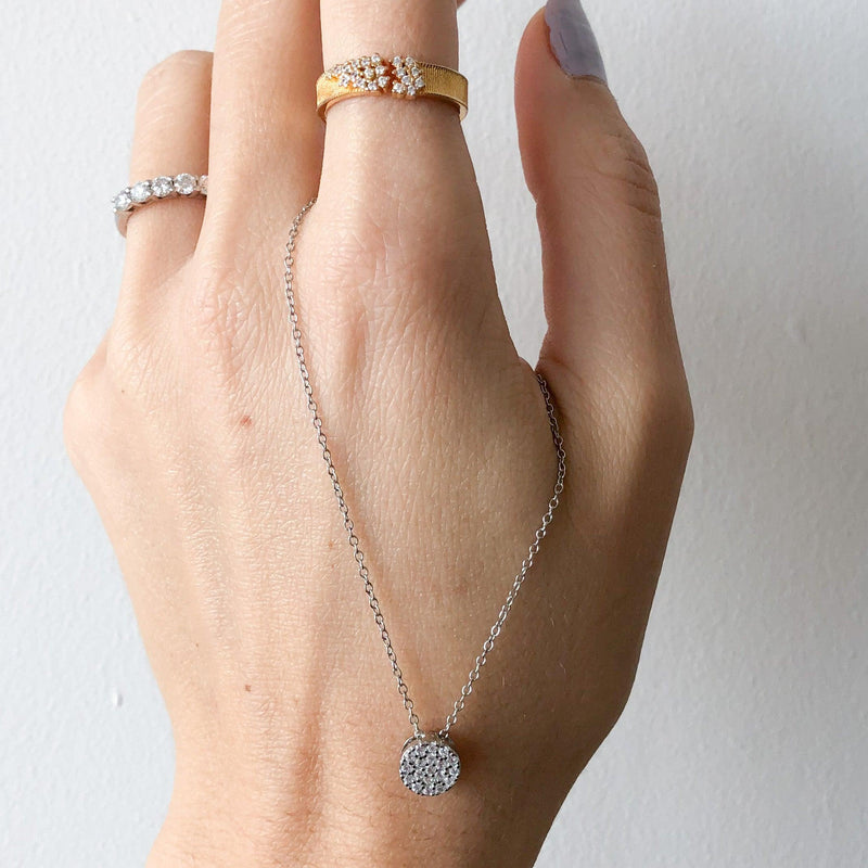 Women's Sterling Silver Shimmer Necklace
