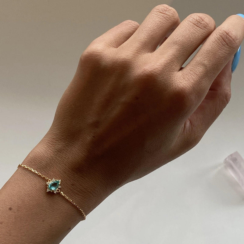 Apatite Beaded Bracelet