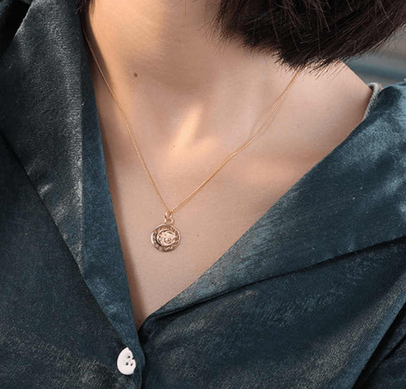 Sun Moon Necklace | 925 Sterling Silver & 18K Gold Vermeil