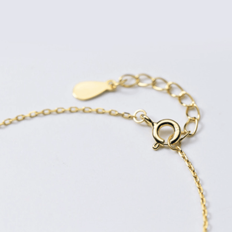 Small Gold Bracelet in Sterling Silver & 14K Gold Vermeil