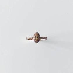 18K Rose Gold Vermeil Citrine Ring