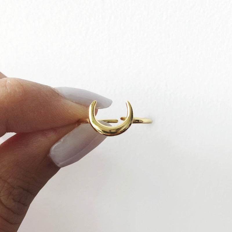 925 Sterling Silver and 14K Gold Vermeil Babe Ring