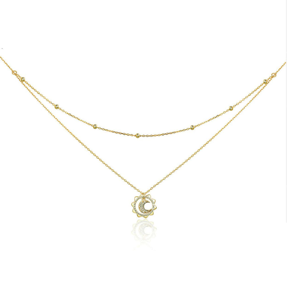 Dazzling Moon Phases Necklace