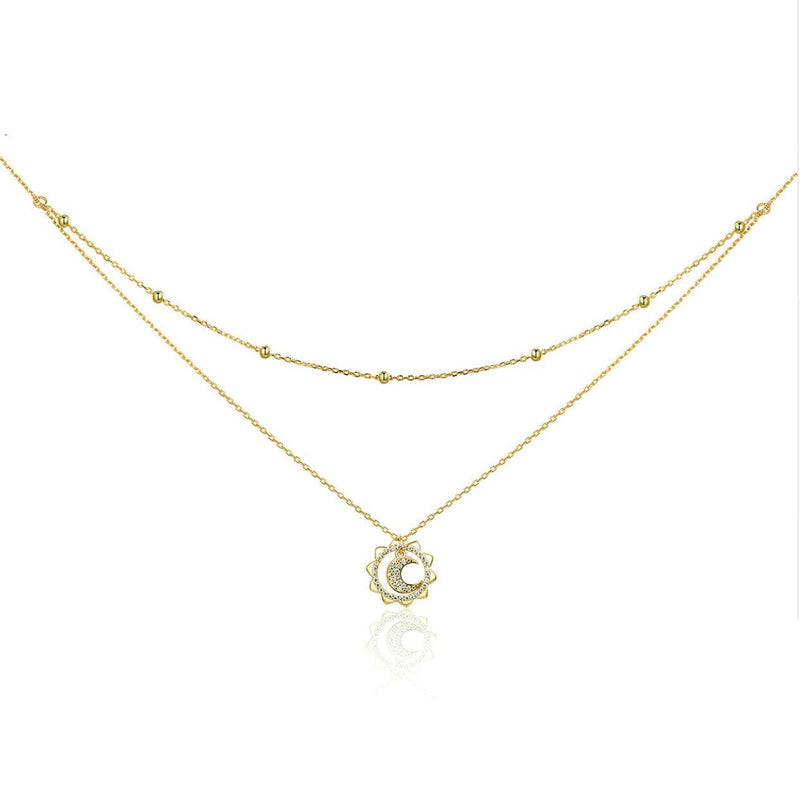 Dazzling Moon Phases Necklace