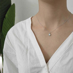Exquisite Opal Gemstone Necklace Set in 925 Sterling Silver