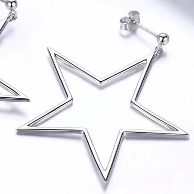 Women's Star Hoop Earrings