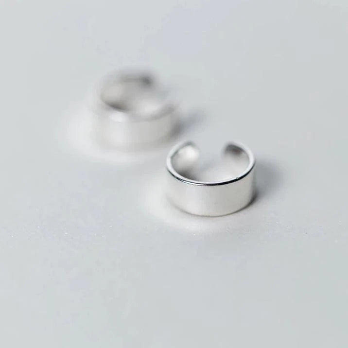 925 Sterling Silver Ear Cuff Earring Set 