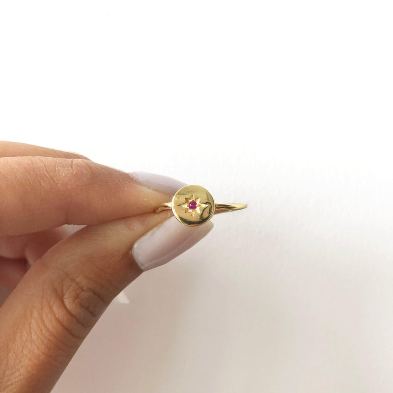 Northern Star- 925 Sterling Silver Ring - Bohemian Guru