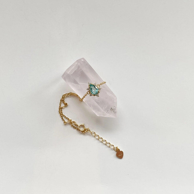 925 Sterling Silver Apatite Bracelet